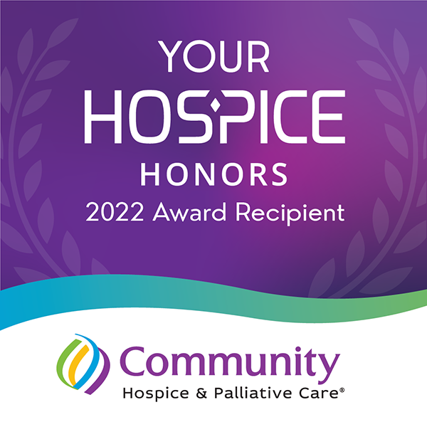 Community Hospice & Palliative Care 2022 Hospice Honors Recipient