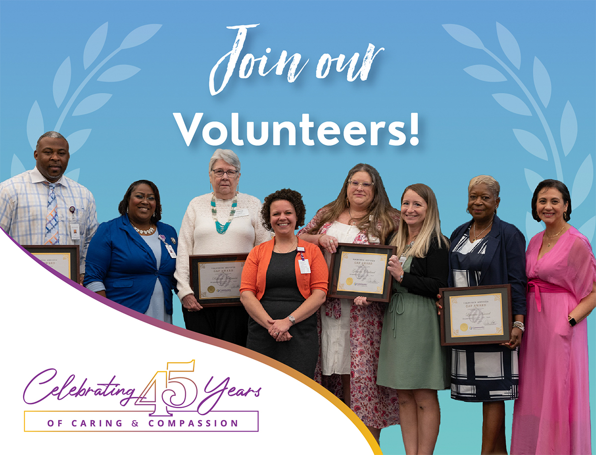 Join our Community Hospice & Palliative Care Volunteers!